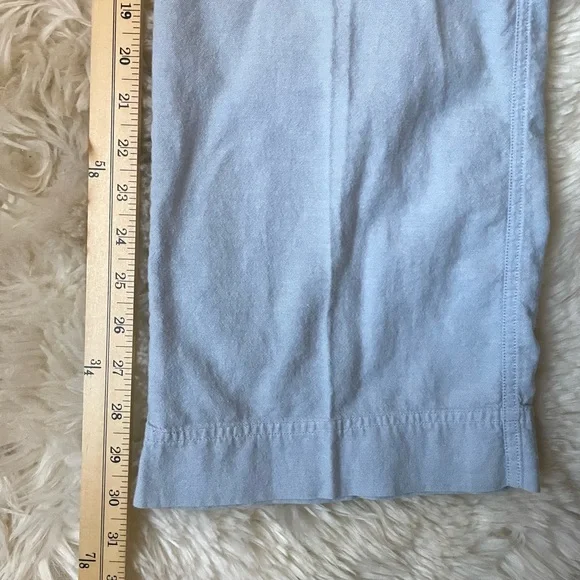 Vintage | HTF Abercrombie & fitch super low rise wide leg baby blue pajama pant - Picture 5 of 6